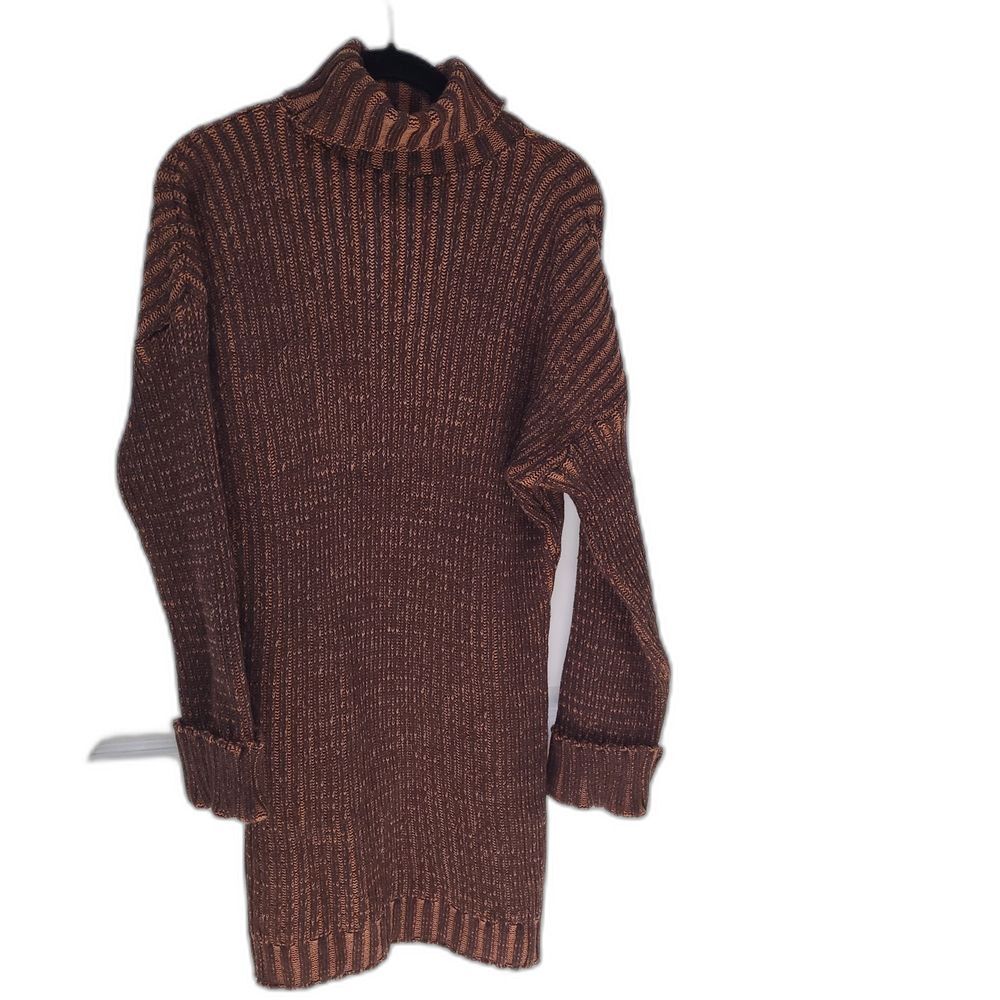 NEW Cozy Brown Turtleneck Tunic / Sweater Dress 6